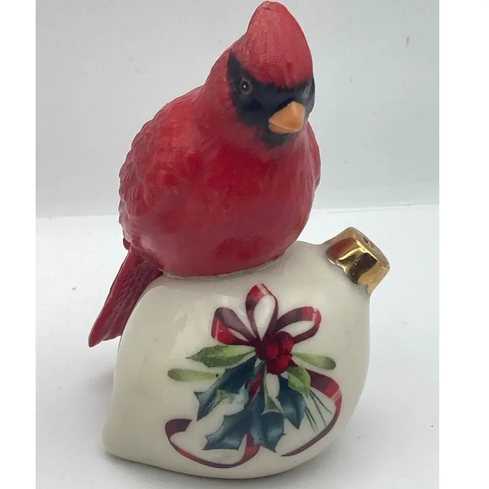 Lenox Winter Greetings Cardinal Salt & Pepper Shaker Set